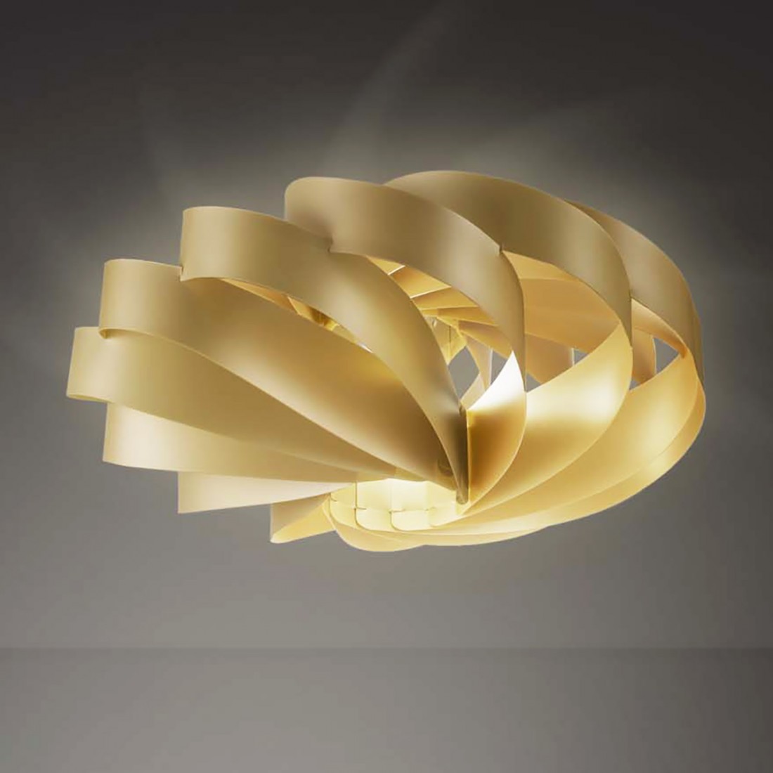 Linea Zero moderne Deckenleuchte FLAT P E27 LED Gold