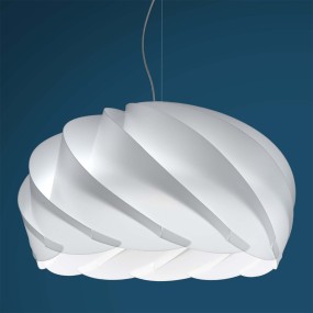 Lampadario Linea Zero HALF GLOBE S55 E27 LED polilux lampada soffitto ultramoderna