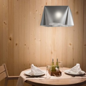Lampadario Linea Zero WANDA S45 E27 LED polilux lampada soffitto moderno