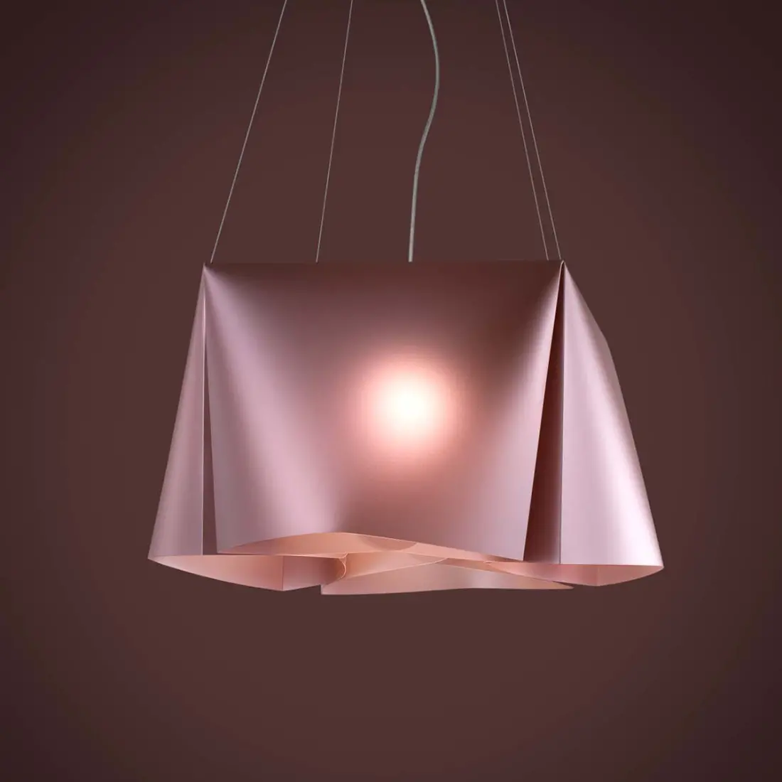 Lampadario Linea Zero WANDA S3 60 E27 LED polilux lampada soffitto moderno