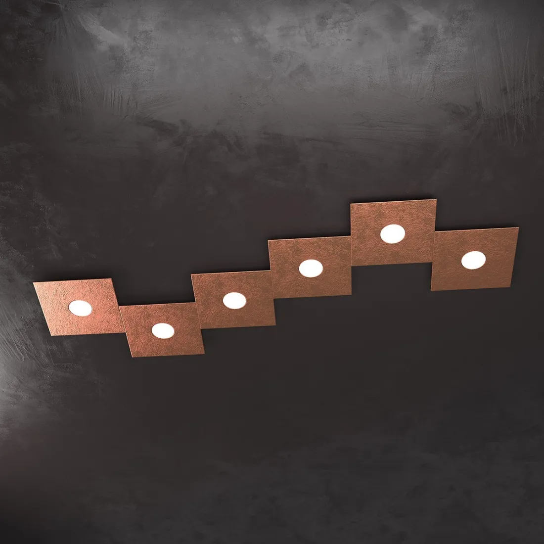 Top Light ECCENTRIC 1156 6L GX53 LED plafón moderno