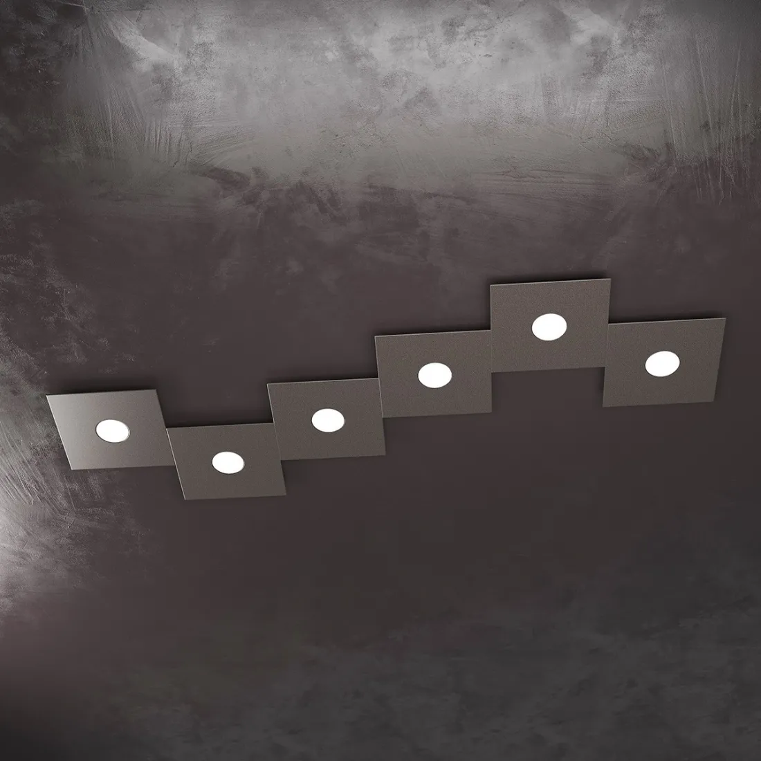 Top Light ECCENTRIC 1156 6L GX53 LED plafón moderno