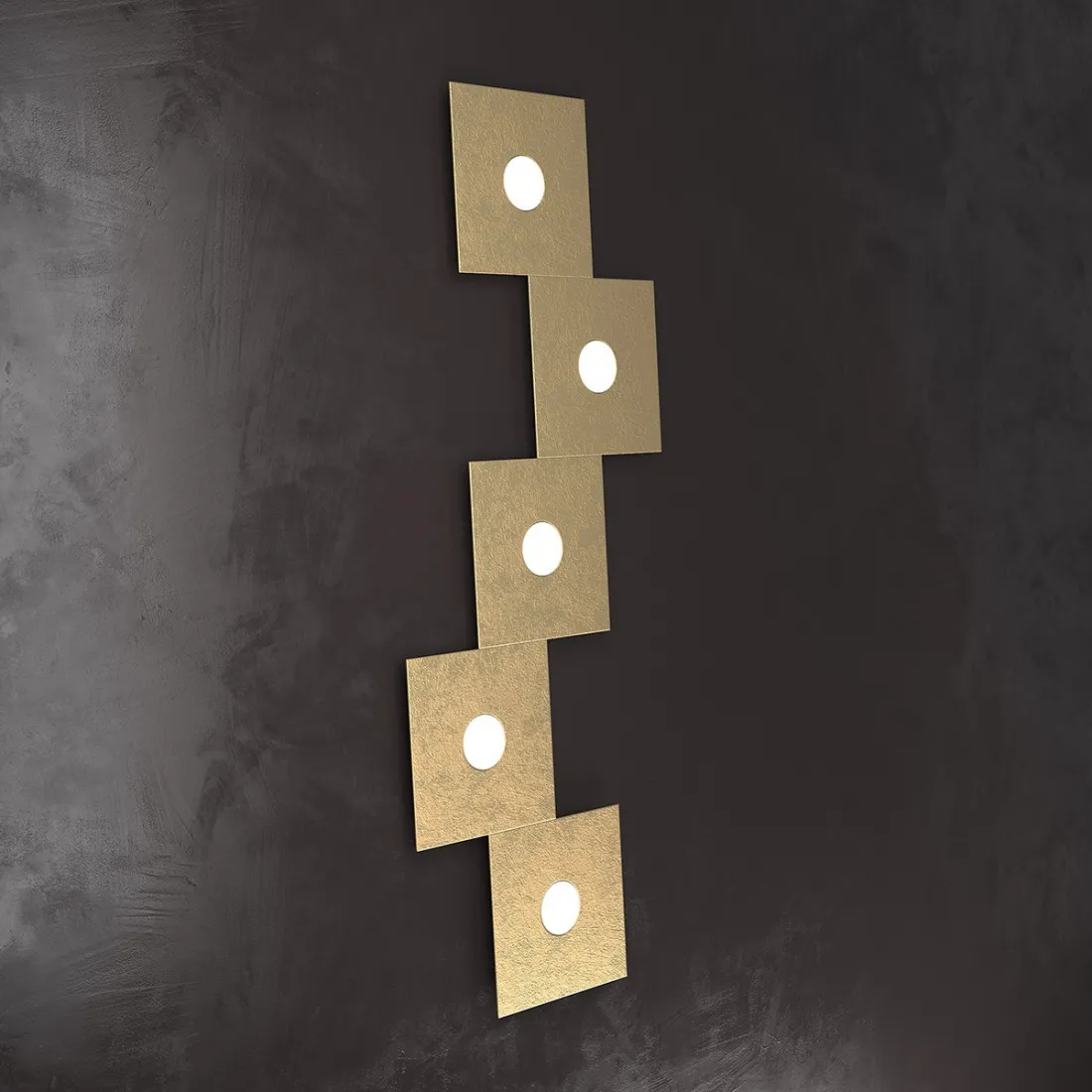 Mur, plafond, carré, rectangulaire, décoratif, métal.