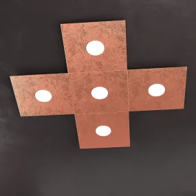 Pared, techo, cuadrada, rectangular, decorativa, metálica.