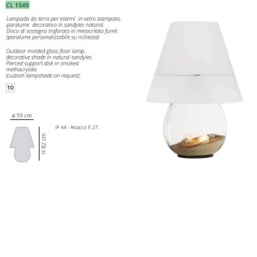 Lampe moderne EMPORIUM BONBONNE CL1549 10 E27 LED