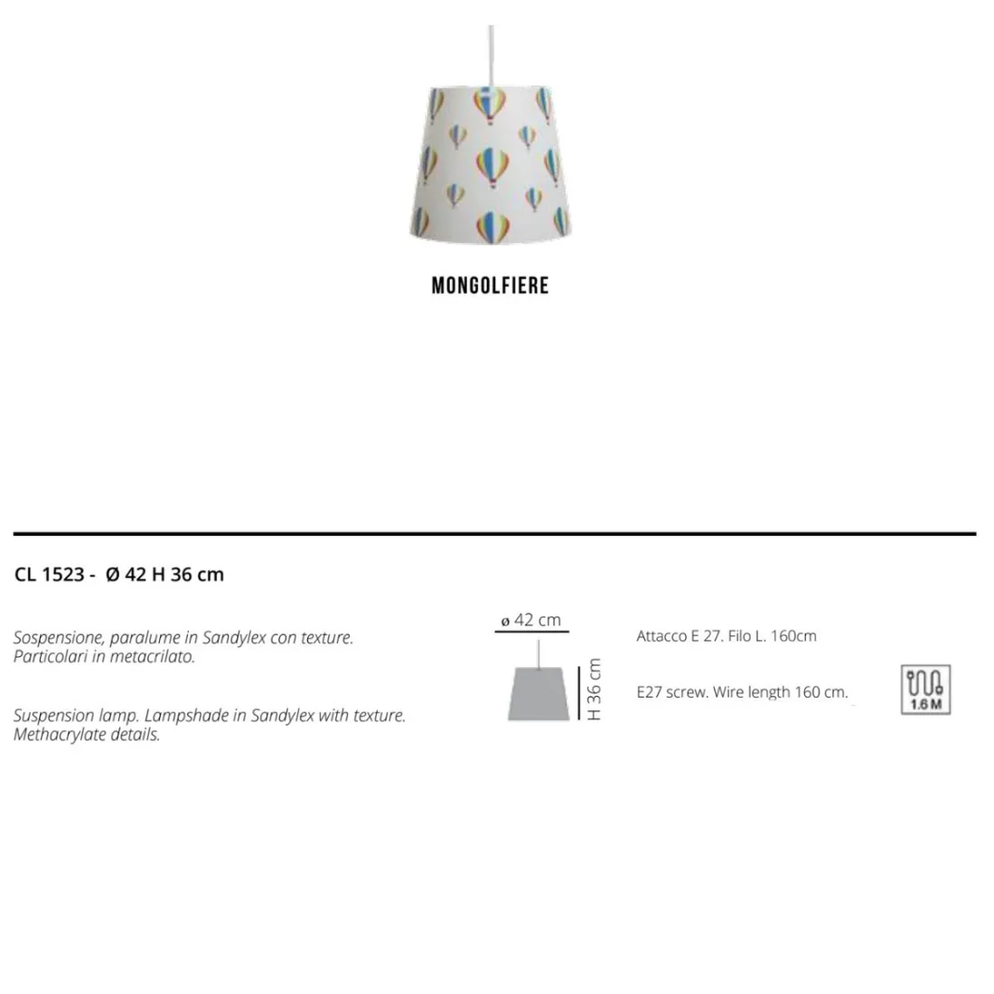 Lustre moderne EMPORIUM KONE BALLOONS CL1523 E27 LED