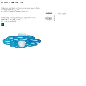 Moderne Deckenleuchte EMPORIUM CLOUD CL1535 61 E27 LED