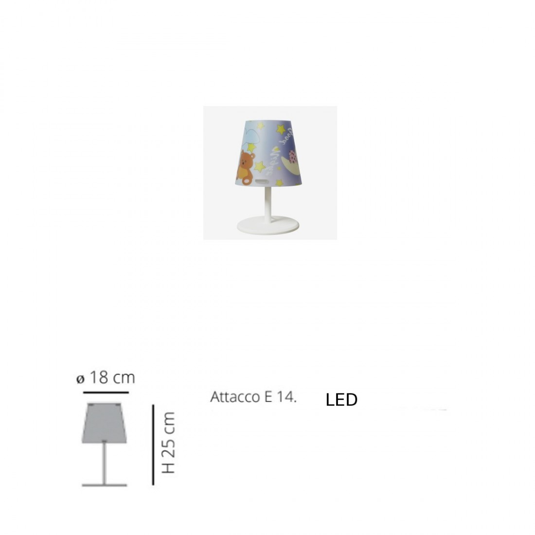 Moderne Lampe EMPORIUM KONE BEAR CL1524 E14 LED