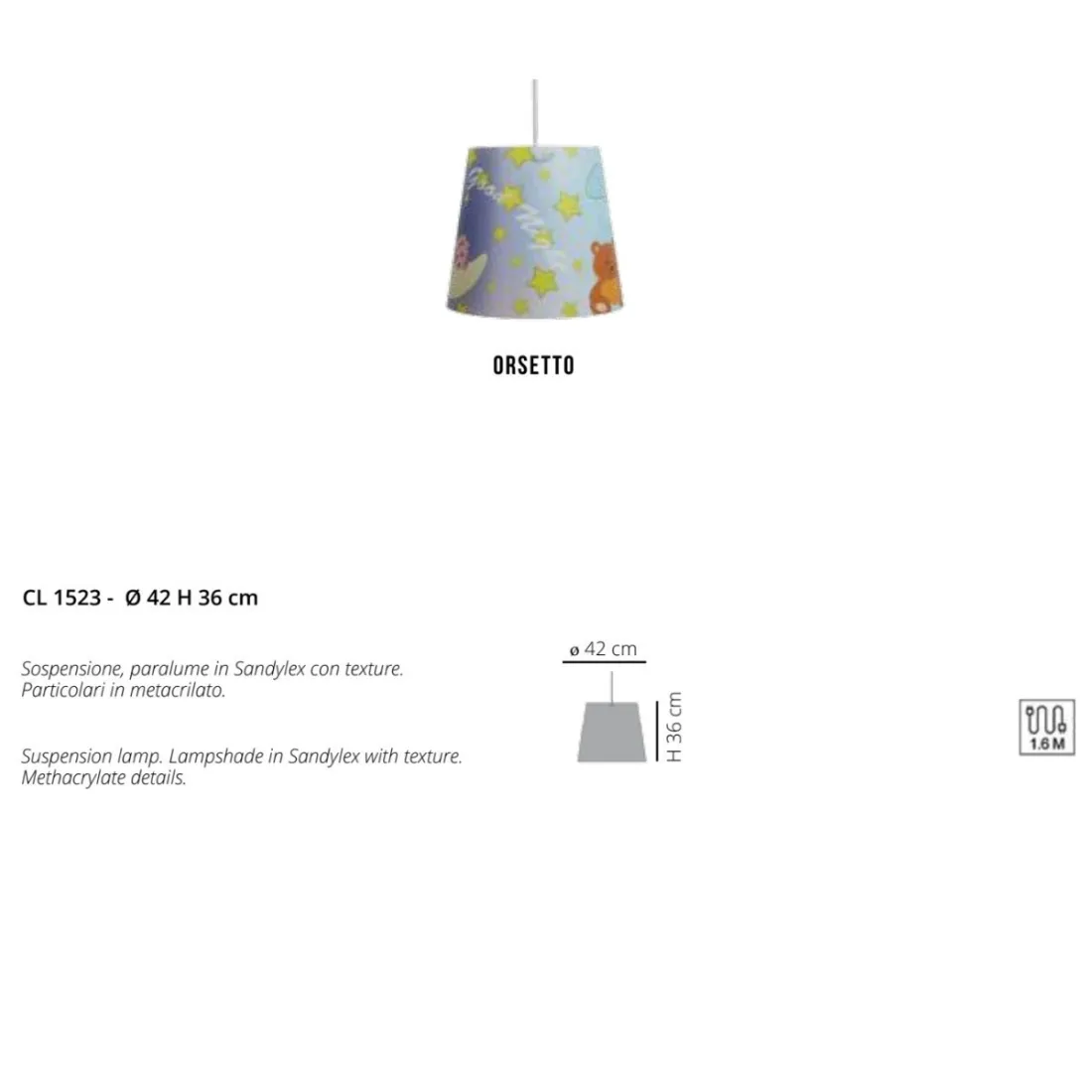 Lustre moderne EMPORIUM KONE BEAR CL1523 E27 LED