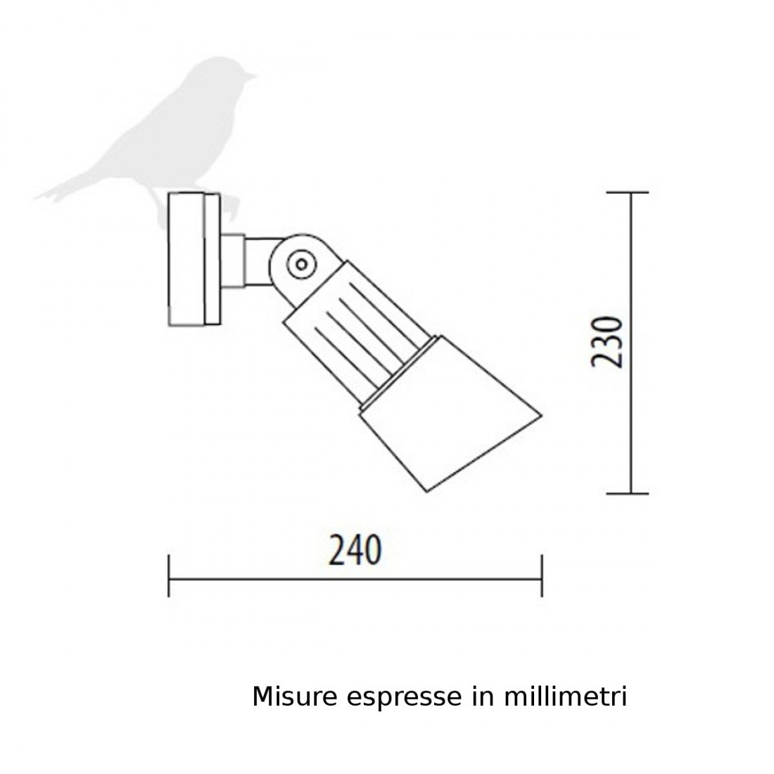 Spot PAR20 R1 M Lampadari Bartalini