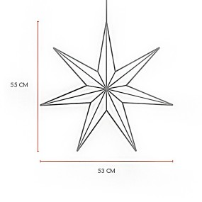 Lampadario 8 Seasons SHINING GLORY STAR 55 32048L