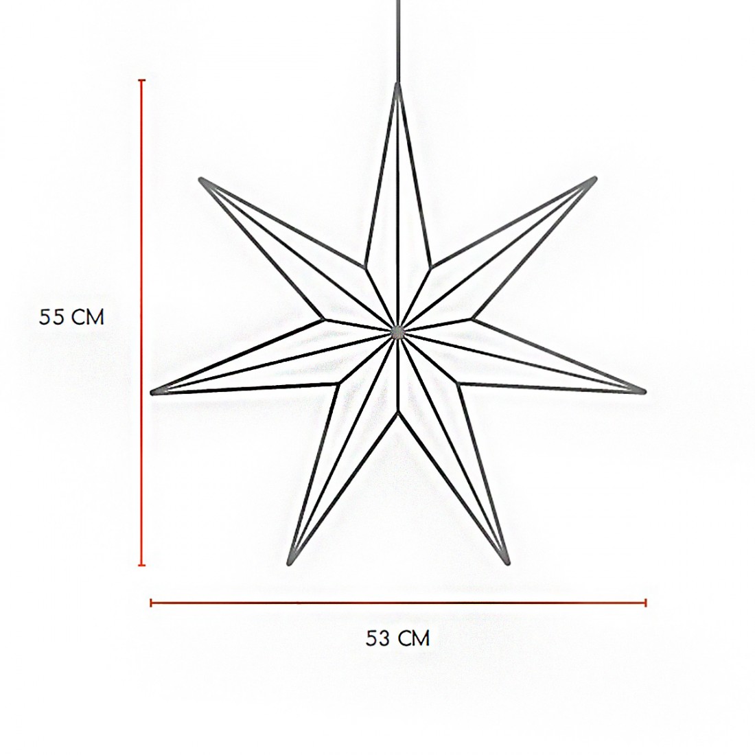 Lustre étoile 8 saisons SHINING GLORY STAR 55 32048L