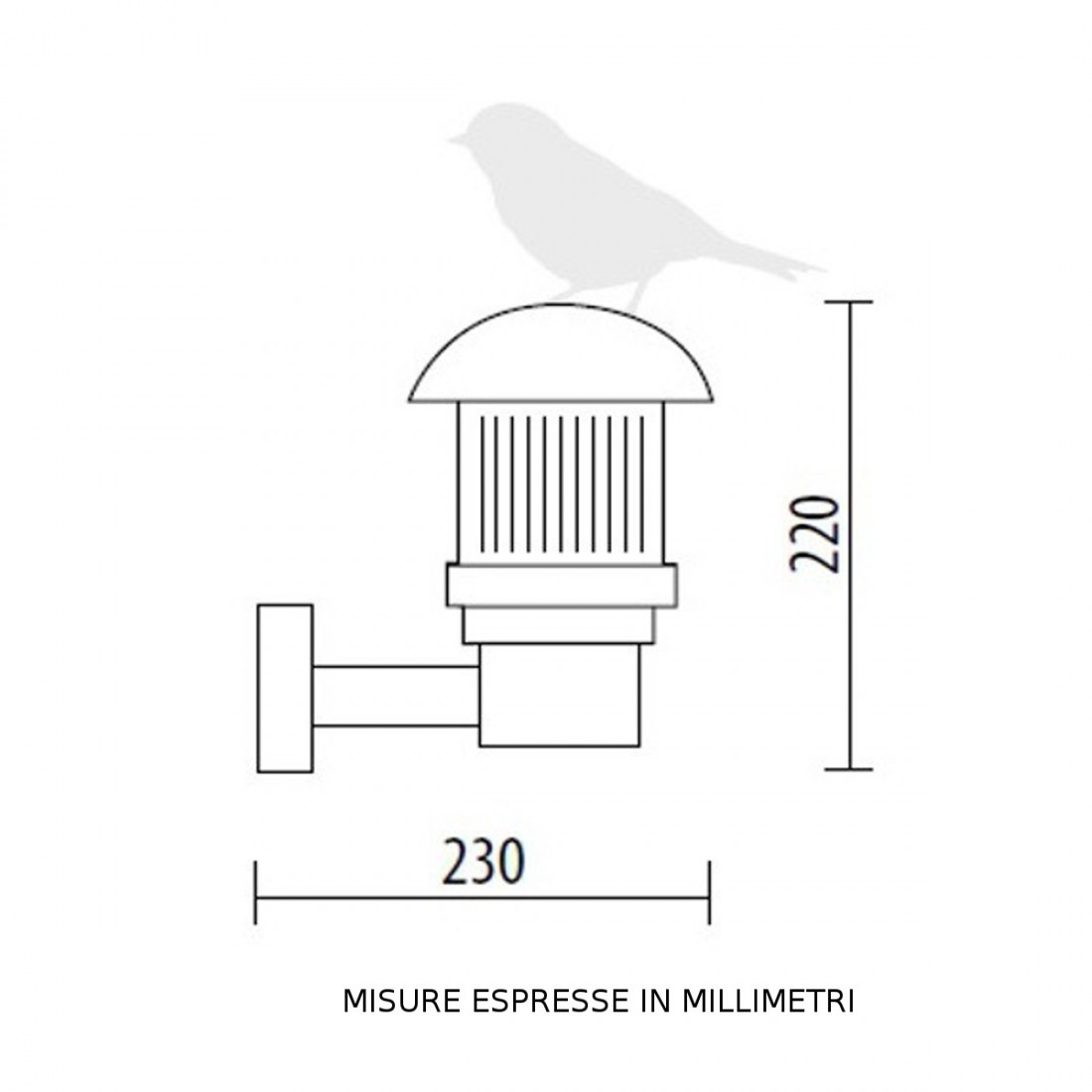 Applique MINILITE ML 03 MT Lampadari Bartalini