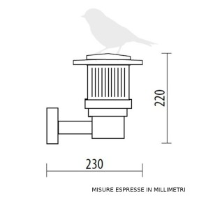 Applique MINILITE ML 04 MT Lampadari Bartalini