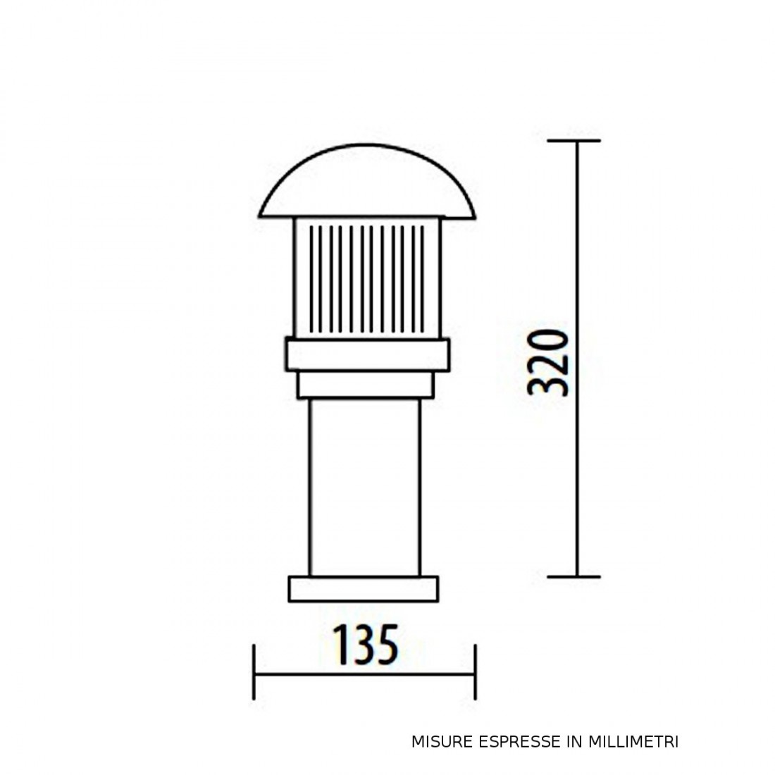 Laterne Lampadari Bartalini MINILITE ML 03 310 E27 LED