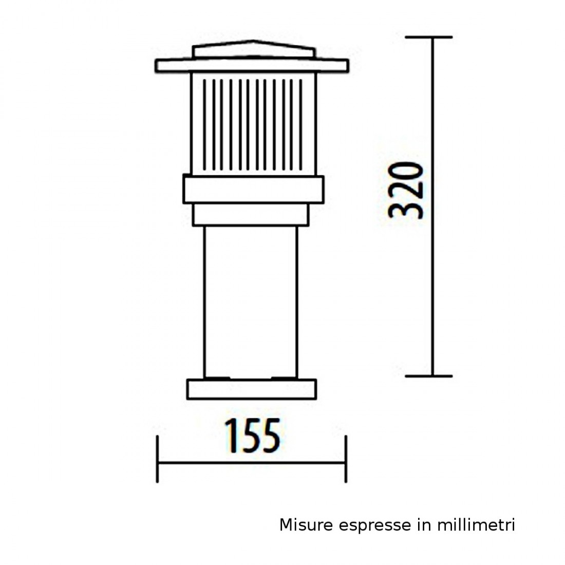 Lanterne Lampadari Bartalini MINILITE ML 04 310 E27 LED