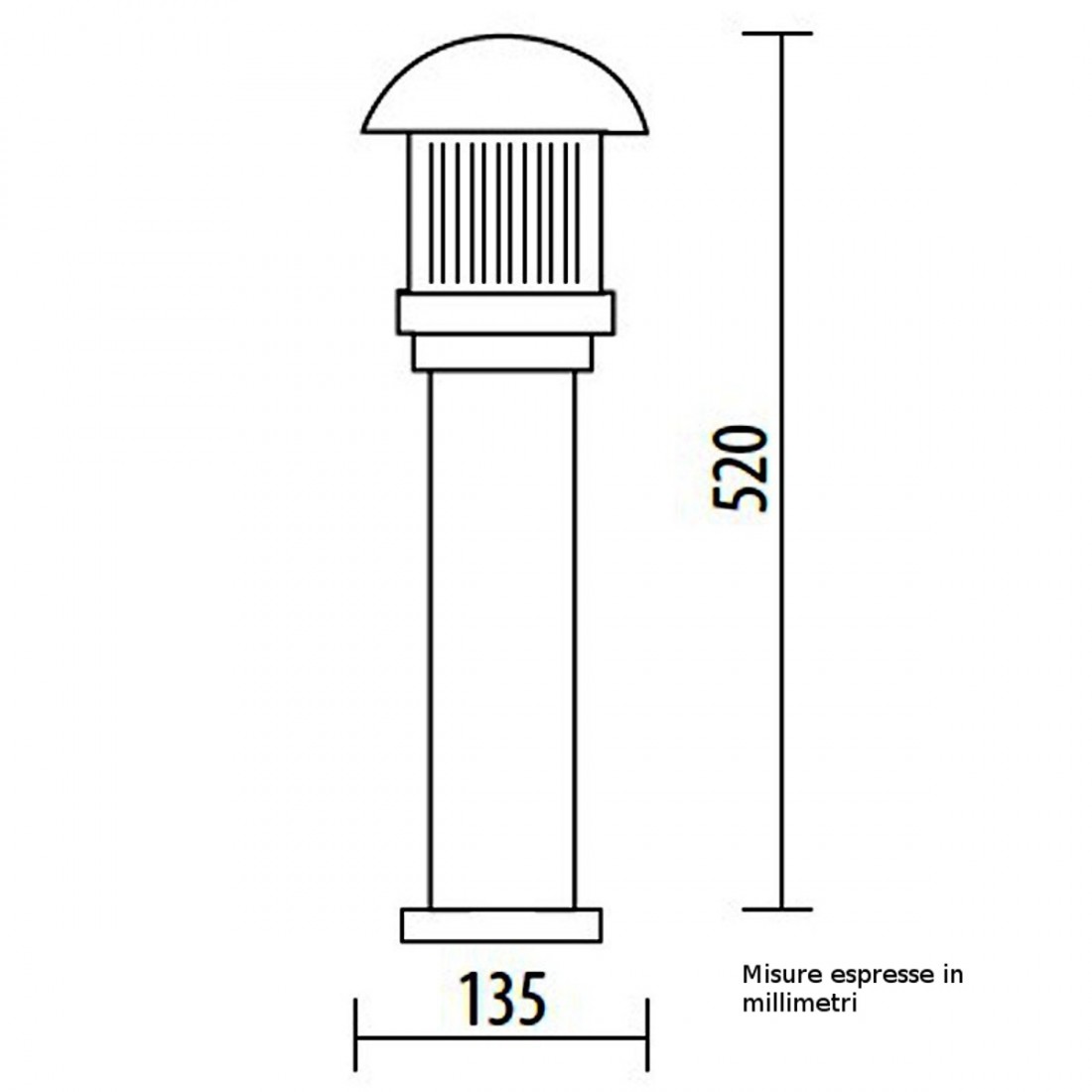 Laterne Lampadari Bartalini MINILITE ML 03 510 E27 LED