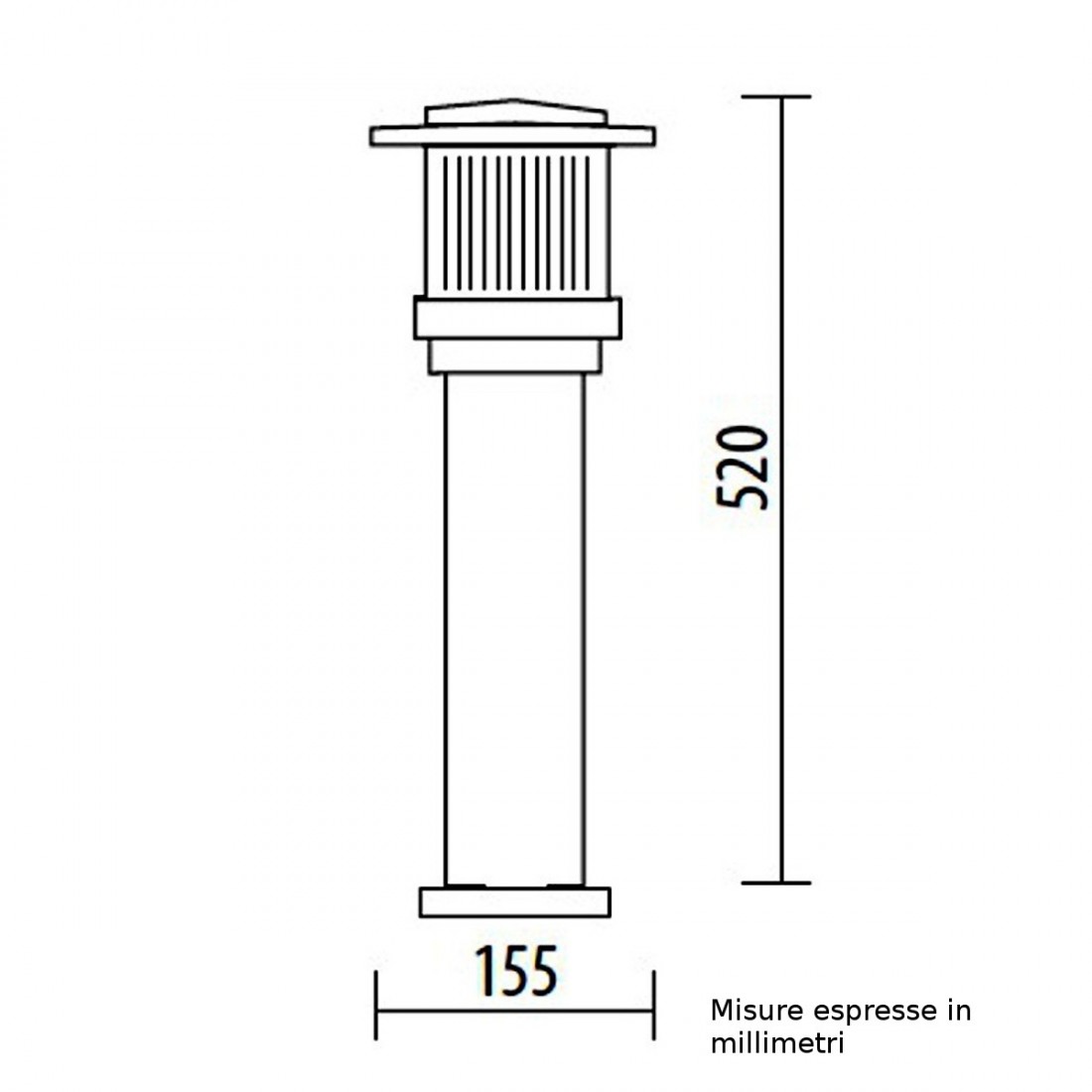 Lanterne Lampadari Bartalini MINILITE ML 04 510 E27 LED