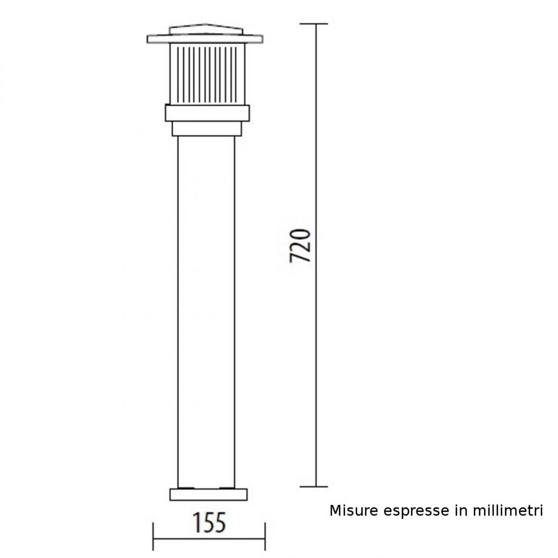 Laterne Lampadari Bartalini MINILITE ML 04 710 E27 LED