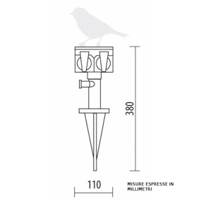 Lampadari Bartalini Accessoire PAR SOCKET DB.0023 duralighting douille de piquet de sol moderne