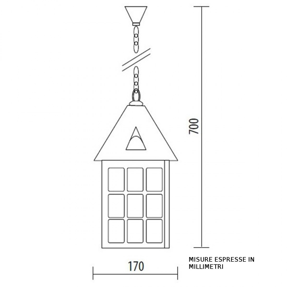 Lampadari Bartalini classique Lustres Bartalini D.7016 S BLK DB.0067 E27 LED