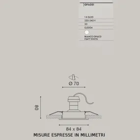 Faretto incasso led moderno...