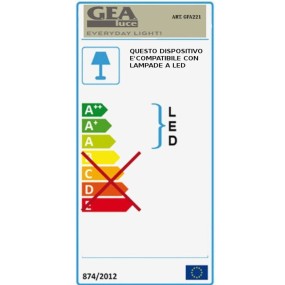 Moderner LED-Einbaustrahler Gea Led