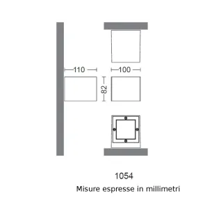 Aplique moderno Garden Luce...