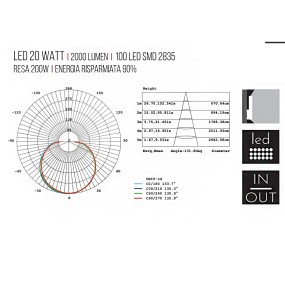 Sovil DAPHNE 98779 99779 applique murale moderne LED IP65