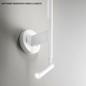 Perenz RAMON 6654 B LC LED 6W+3W verstellbare moderne Wandleuchte