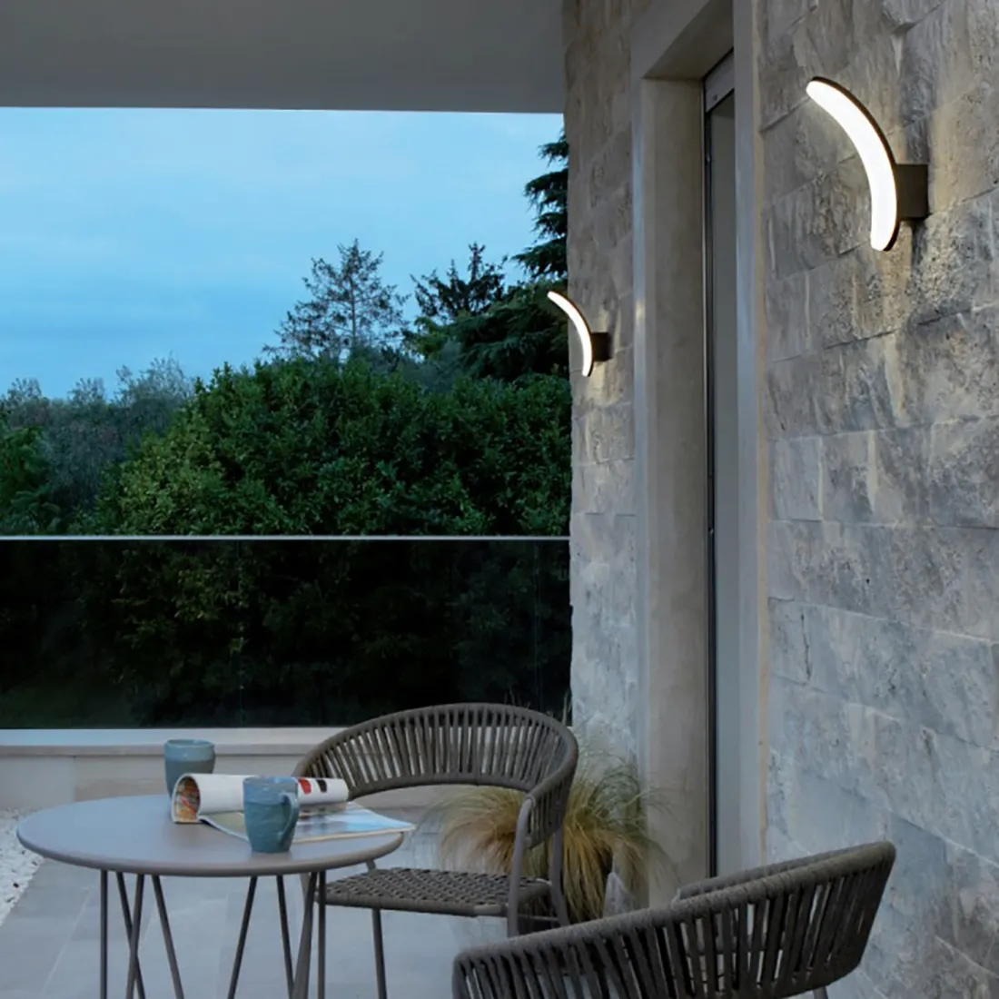 Sovil VIRGOLA 99198 16 LED moderne Außenwandleuchte