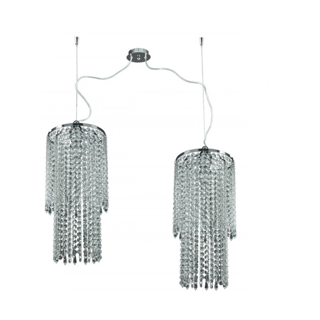 Lustre moderne Padana Lampadari TRESOR 217 2 E27 LED