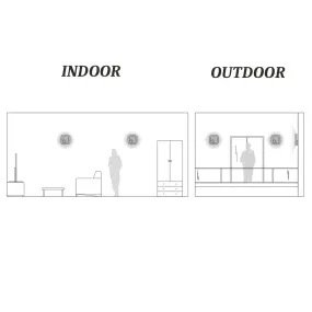 Applique esterno moderno Sovil QUASAR 98778 99778 LED IP65 BIANCO