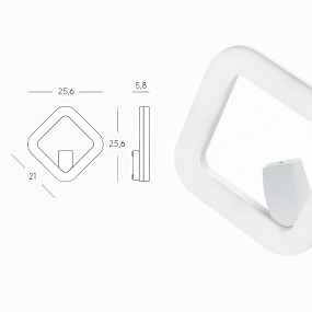 Aplique de exterior Sovil QUASAR LED IP65 BLANCO