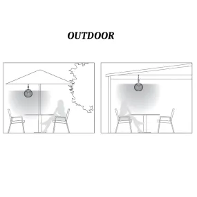 Lampadario esterno Sovil CAGE LED 99506 lampada soffitto sospensione moderna