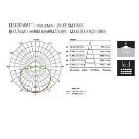 Lampadario esterno moderno Sovil CAGE 99506 LED