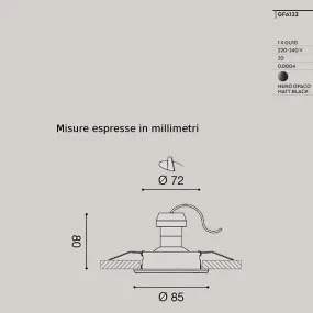 Spot encastré LED Gea Led GFA132 GU10
