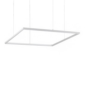 Ideal Lux LED Kronleuchter ORACLE SLIM 259192 quadratisch weiß square