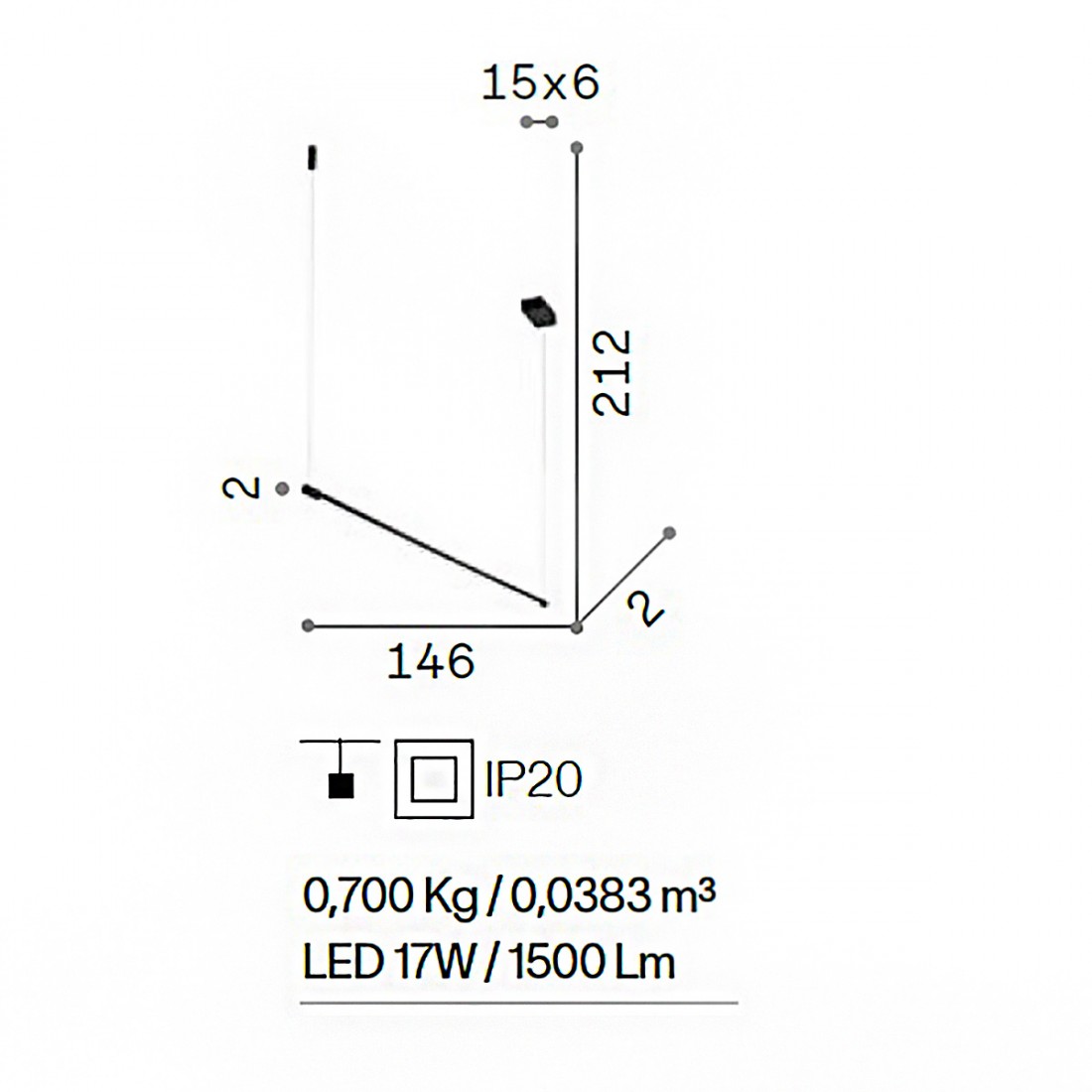 Lampadario led Ideal Lux YOKO SP 258898 258928