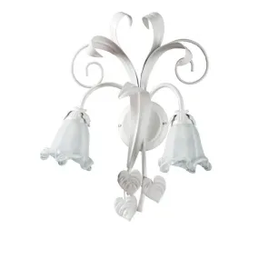Klassische Wandleuchte Padana Lampadari SHABBY CHIC 1104 AP2 E14 LED