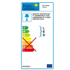 Padana Lampadari moderne GIOKO 1103 6 CR E27 lustres LED