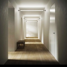 Plafond tendu mur Sforzin Illuminazione LINEA