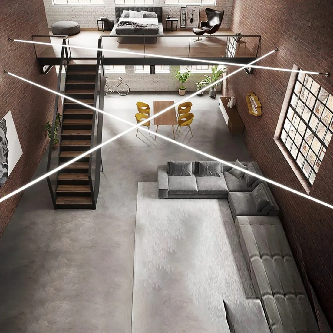 Tesata soffitto parete Sforzin Illuminazione LINEA