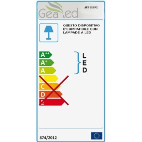 Aplique Gea Led VEJO M GES901 GU10 LED IP44 aluminio