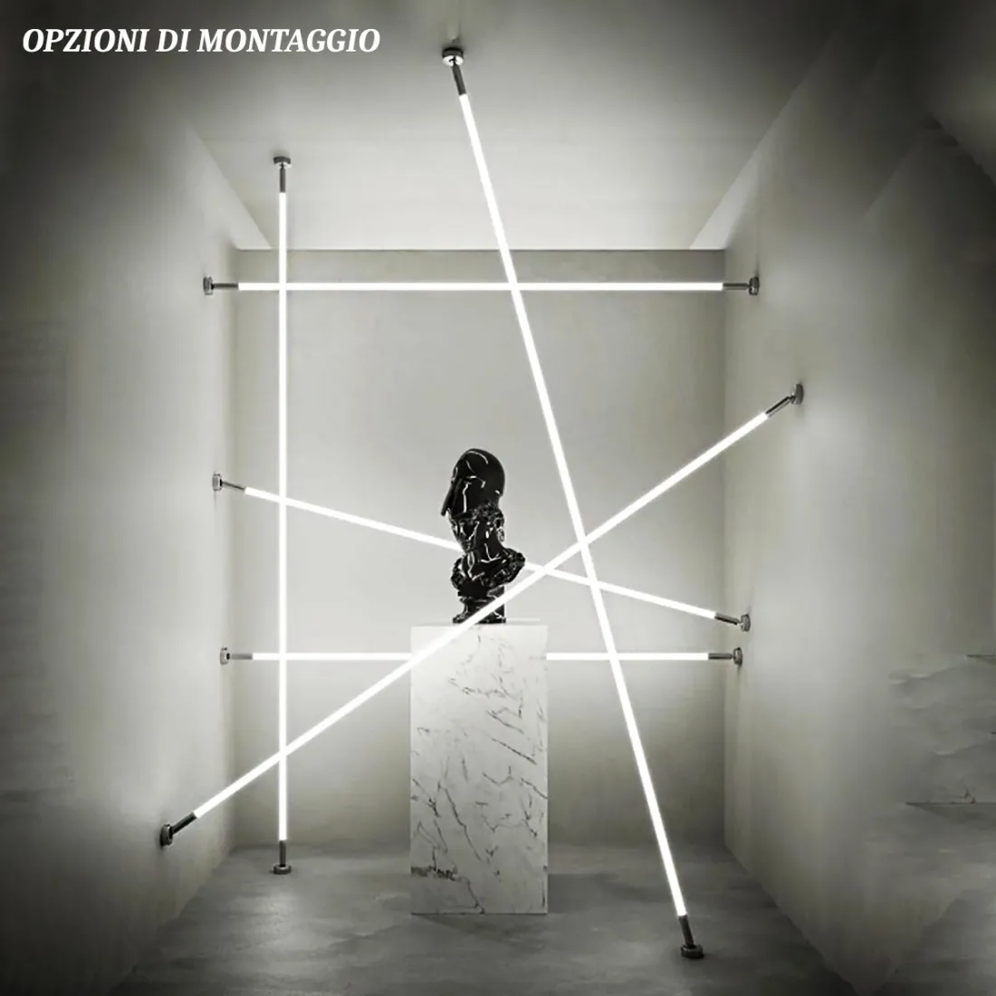 Cabezal de pared de techo Sforzin Illuminazione LINEA