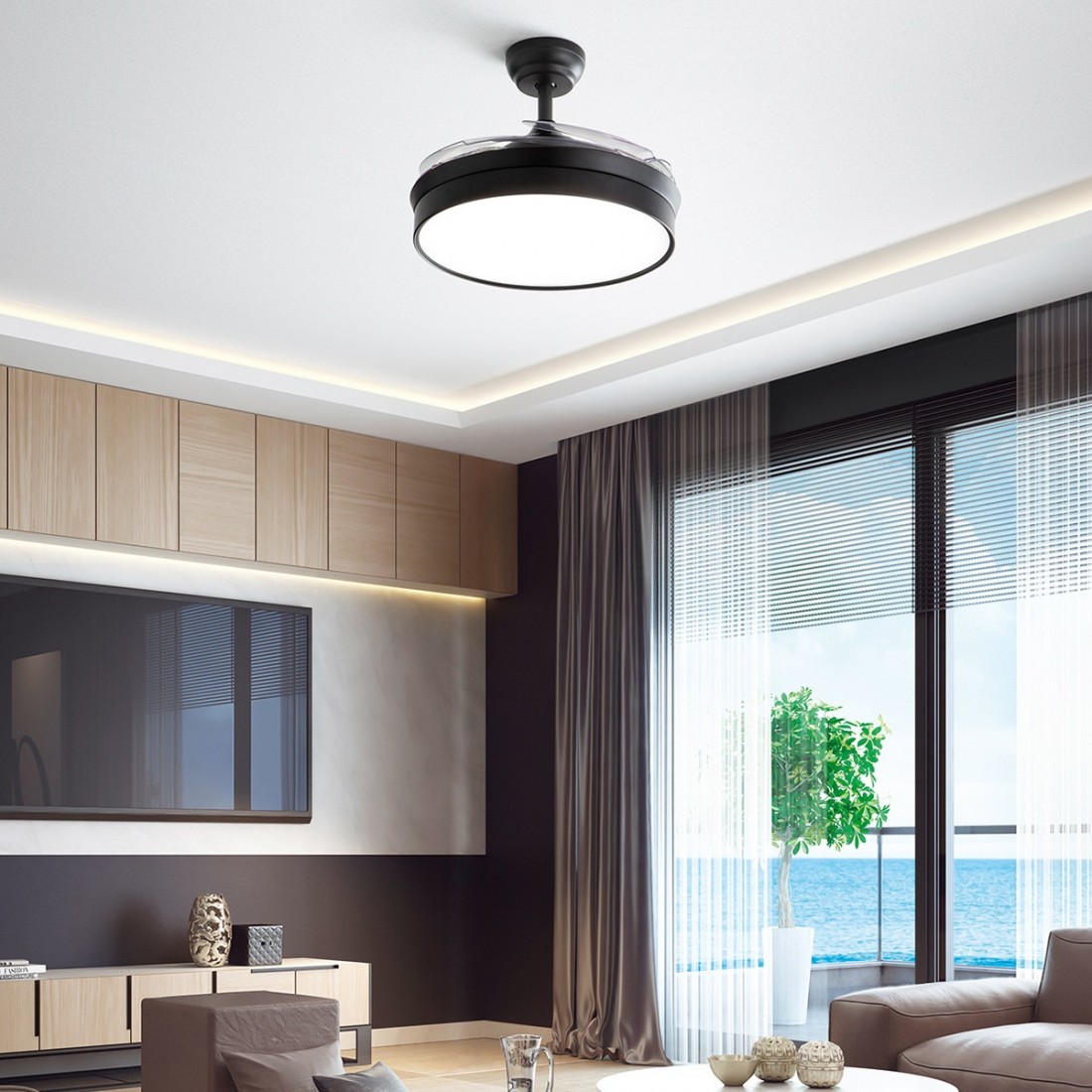 Perenz OPEN 7167 N CT LED-Deckenventilator