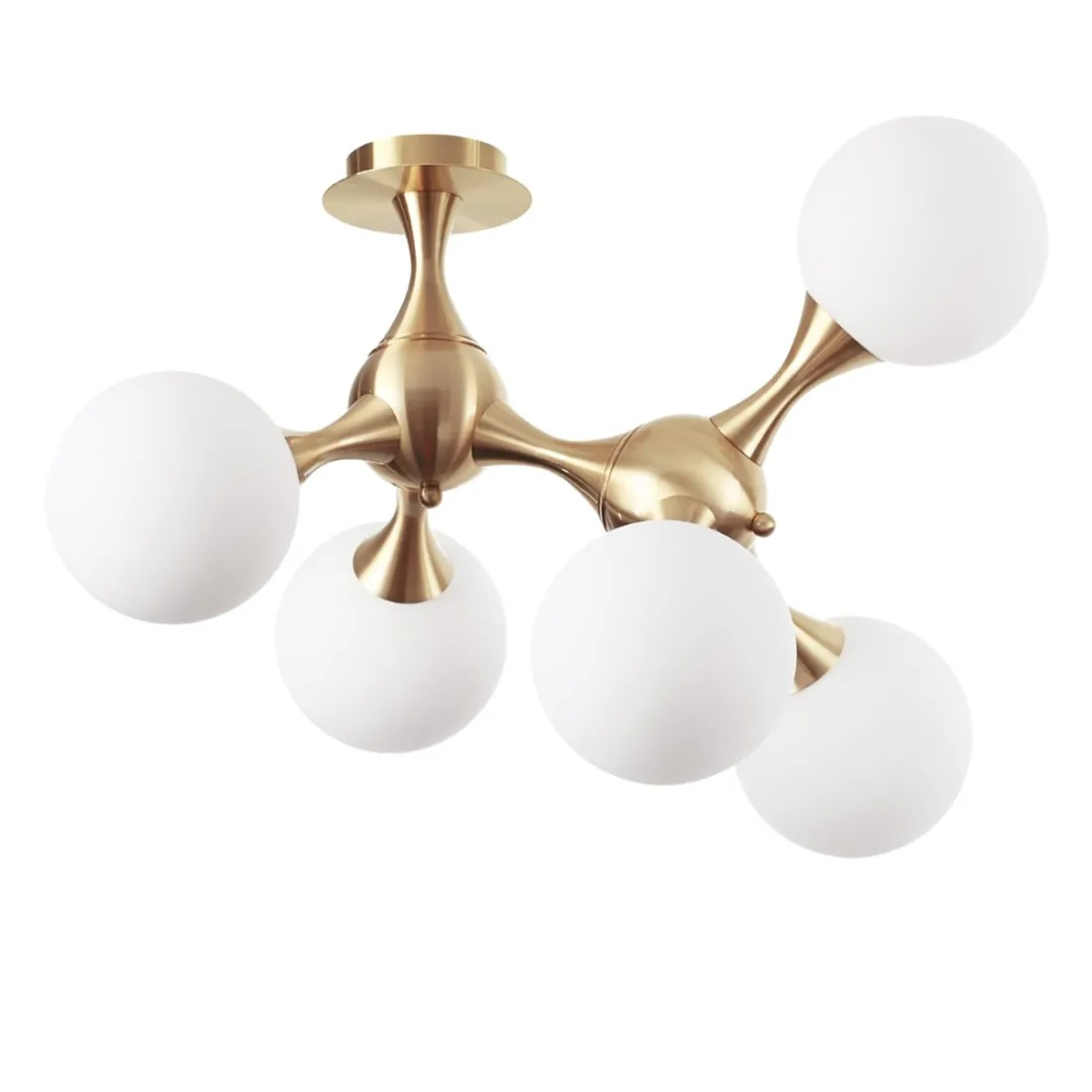 Lampadario Ideal Lux NODI OTTONE SP5 241050