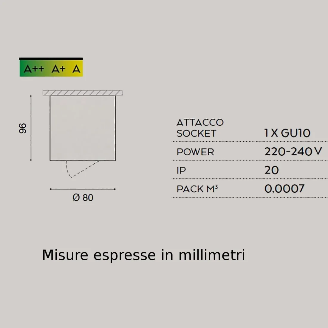 Plafonnier Gea Led NOTUS R GFA351