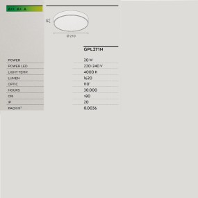 Gea Led CLOE 35 GPL271N LED IP20