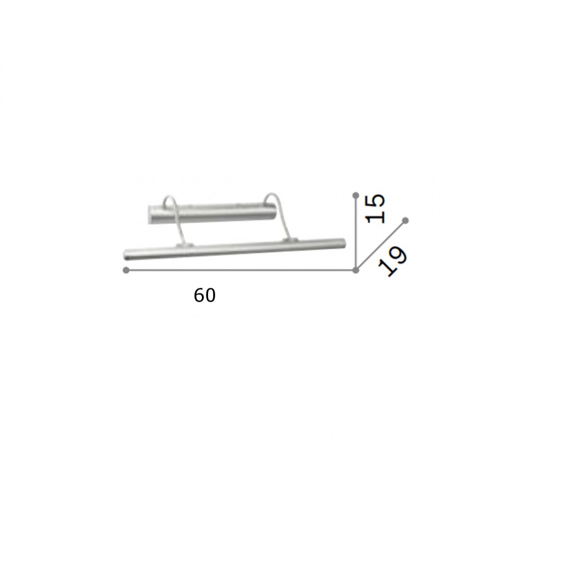 Ideal Lux MIRROR 10 AP4 017310 G9 LED, bruni